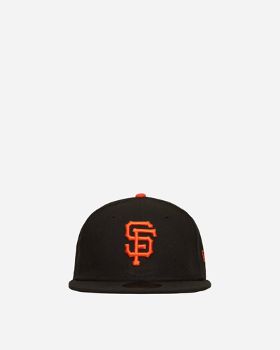 New Era San Francisco Giants Game Authentic Collection On-field 59fifty Fitted Cap In Black