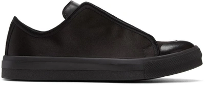 Alexander Mcqueen Black Hidden Lace Sneakers In 1000 - Blk/blk/blk/b