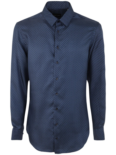 Giorgio Armani Shirt In Blue