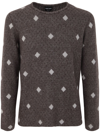 Giorgio Armani Men's Sweater In Brown