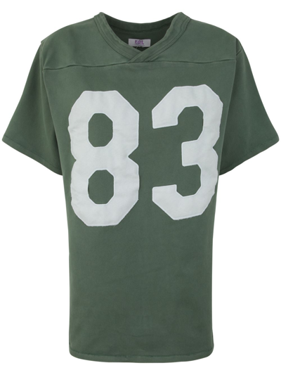 Erl Unisex Football Shirt Knit In Green