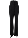 Balmain Hw Lurex Striped Straight Pants