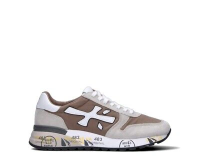 Pre-owned Premiata Shuhe  Mann Sneakers Trendy Beige Naturleder,stoff,wildleder Mick-6174-