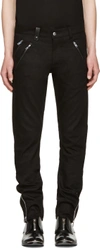 ALEXANDER MCQUEEN ALEXANDER MCQUEEN BLACK BIKER JEANS