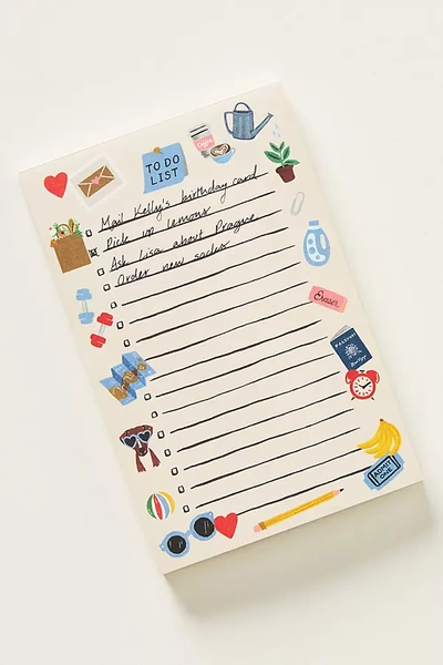Rifle Paper Co . To-do List Notepad In Assorted
