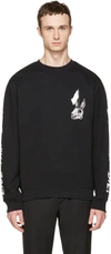 MCQ BY ALEXANDER MCQUEEN Black 'Live Fast Die' Clean Sweatshirt