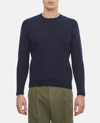 Drumohr Crewneck Wool Sweater In Blue