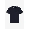 FRED PERRY FRED PERRY REISSUES ORIGINAL SINGLE TIPPED POLO NAVY / SNOW WHITE