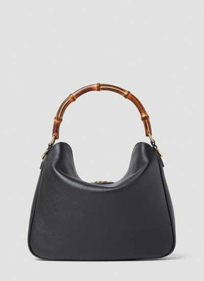 Gucci Diana Medium Shoulder Bag In Black
