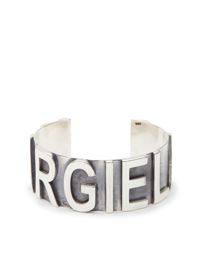 Mm6 Maison Margiela Margiela 6 Cuff Bracelet In Silver