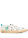 GOLDEN GOOSE SUPER-STAR GRAFFITI LOW-TOP SNEAKERS