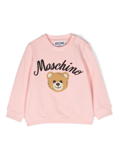 Moschino Kids' Hmf07hlda5550209 In Pink