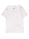 BALMAIN LOGO-PRINT COTTON T-SHIRT