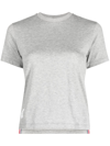 THOM BROWNE ASYMMETRIC-HEM COTTON T-SHIRT