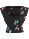 PHILOSOPHY DI LORENZO SERAFINI FLORAL-PRINT SLEEVELESS TOP