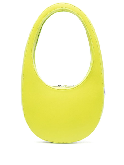 Coperni Mini Swipe Tote Bag In Yellow