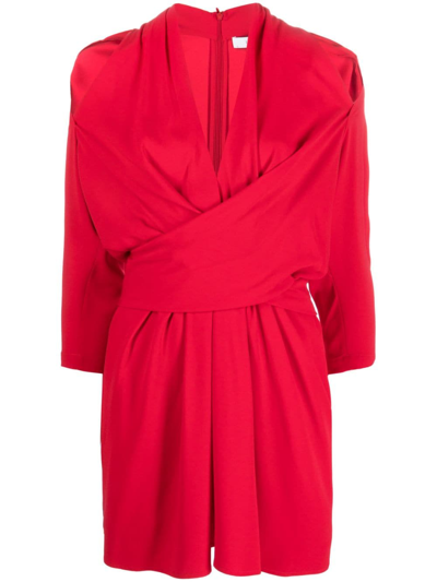Iro Katie Cut-out Minidress In Red