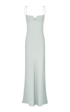 Anna October Tulip Bustier Maxi Dress In Green