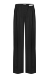 Anna October Women's Muse Decored Wide-leg Pants In Black