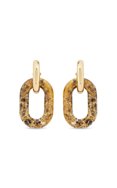 Paco Rabanne Xl Link Earrings In Gold