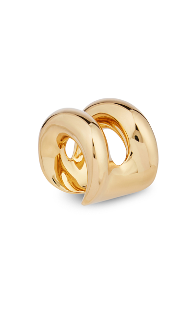 Rabanne Curved Ring In Gold