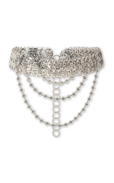 Paco Rabanne 1969 Chainmail Waist Belt In Silver