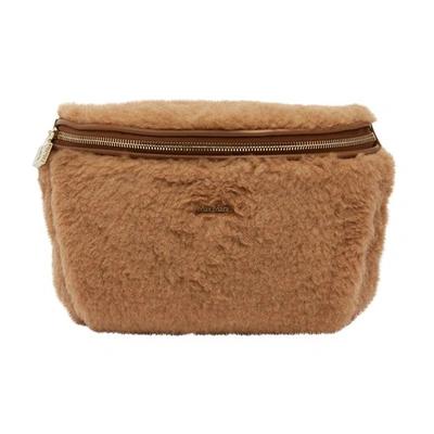 Max Mara Teddy Banane Bag In Cammello