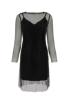 Max Mara Embellished Mesh Vezzo Mini Dress