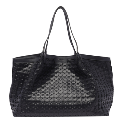 Serapian Secret Mosaico Tote Bag In Black