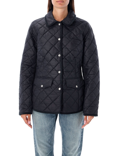 Polo Ralph Lauren Quilted Nylon Jacket In Black