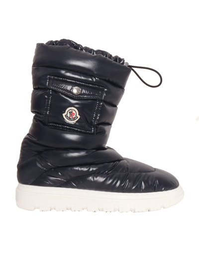 Moncler Kids' Petit Gaia Pocket Snow Boots In Navy