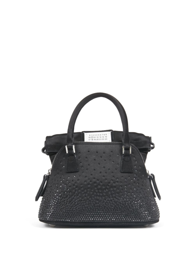 Maison Margiela Signature-numbers-motif Shoulder Bag In Black