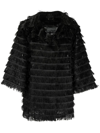 ALBERTA FERRETTI LONG-SLEEVES FRINGED JACKET