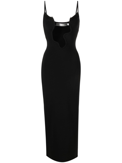 CHRISTOPHER ESBER SALACIA PLUNGE MAXI DRESS