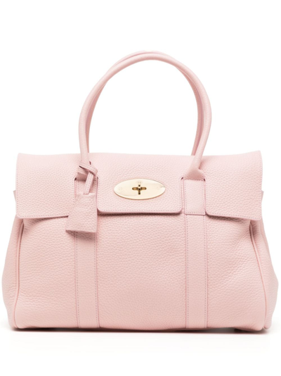 Mulberry Mini Alexa Leather Shoulder Bag In Pink