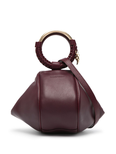 See By Chloé Hana Leather Crossbody Bag In Purple