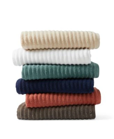 Blue Loom Mason 100 Cotton Low Twist Bath Towels Bedding In Ivory