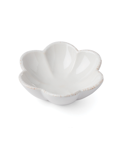 Lenox French Perle Scallop Ring Dish, Small In White And Off White