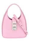 Ferragamo Archive Gancio Leather Hobo Bag In Pink