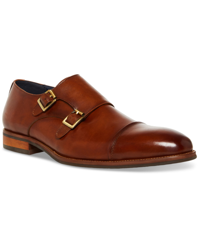 Steve Madden Men's Tilly Double Monk Strap Dress Shoe In Tan