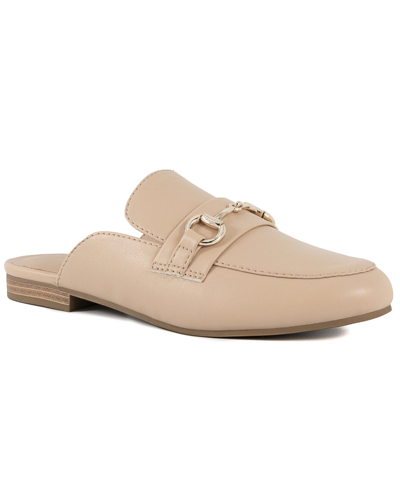 Sugar Women's Beckette Mule Loafer Flats In Nude Smooth