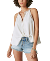 Lucky Brand Embroidered Swing Tank In Bright White