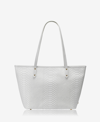 Gigi New York Taylor Python-print Tote Bag In White