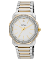 Bob Mackie Unisex Quartz Two-tone Alloy Watch 40mm In Two-tone
