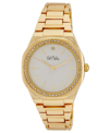Bob Mackie Unisex Quartz Gold-tone Alloy Watch 40mm In Gold