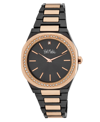 Bob Mackie Unisex Quartz Two-tone Rose Alloy Watch 40mm In Two-tone Rose