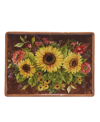 Certified International Harvest Blessings Rectangular Platter In Red
