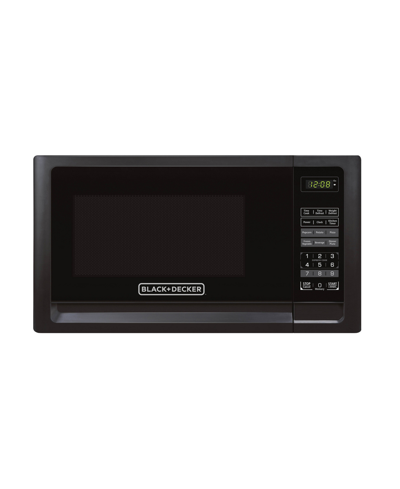 Black & Decker 0.7 Cubic Feet Digital Microwave In Black