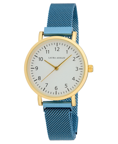 Laura Ashley Women's Quartz Blue Alloy Watch 34mm