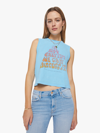 Mother The Strong And Silent Type We Can Discuss It Tee Shirt In Blue